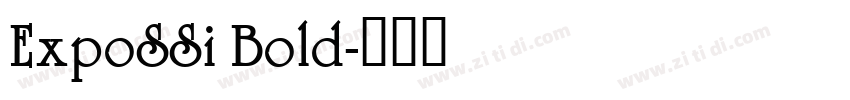 ExpoSSi Bold字体转换